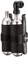  Pompka ręczna LEZYNE TWIN KIT CO2, Twin Speed Drive, 6x łatki combo, 2x łyzki + 2x nabój gazowy 16g 