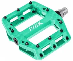 Pedały ProX Base Pro 26, nylonowe, piny, oś Cr-Mo, cyjan