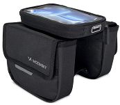 Torebka na ramę z miejscem na telefon - Wozinsky WBB26BK - 4