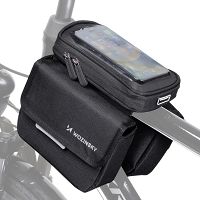 Torebka na ramę z miejscem na telefon - Wozinsky WBB26BK
