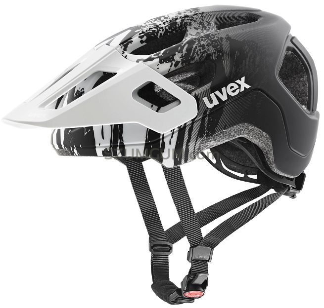 Kask dziecięcy Uvex React jr. - white-black matt