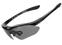 Okulary rowerowe Rockbros 10143 fotochromowe UV400 - czarne - 2