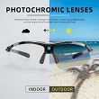Okulary rowerowe Rockbros 10143 fotochromowe UV400 - czarne - 4
