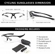 Okulary rowerowe Rockbros 10143 fotochromowe UV400 - czarne - 14