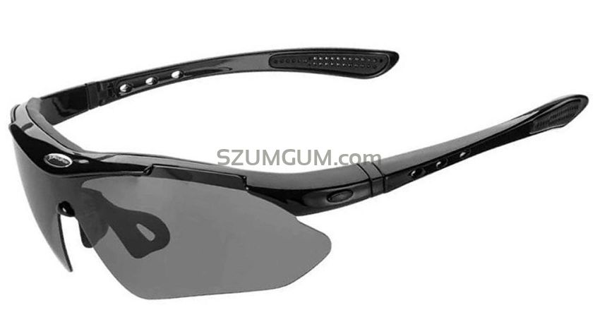 Okulary rowerowe Rockbros 10143 fotochromowe UV400 - czarne