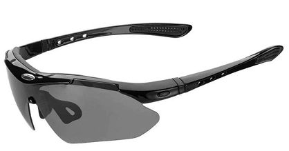 Okulary rowerowe Rockbros 10143 fotochromowe UV400 - czarne