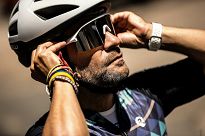 Sportowe okulary polaryzacyjne Rogelli VENTRO POLARIZED z wymiennymi szkłami, białe - 4