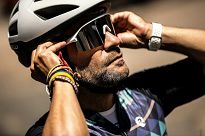 Sportowe okulary polaryzacyjne Rogelli VENTRO POLARIZED z wymiennymi szkłami, białe - 4