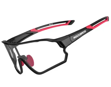 Okulary sportowe Rockbros 10135 - z fotochromem i wkładkami optycznymi.