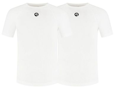Funkcjonalne podkoszulki termiczne - Rogelli CORE II / 2 sztuki / białe / unisex