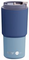Kubek termiczny 650ml - Asobu Pick Me Up - pastel blue