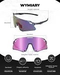 Okulary Rockbros SP318 HD - purple/transparent grey - 5