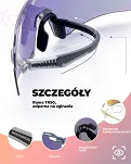 Okulary Rockbros SP318 HD - purple/transparent grey - 6