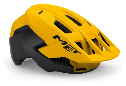 Kask rowerowy Met Terrae MIPS - burned yellow matt