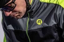 Mocno ocieplona kurtka zimowa Rogelli FREEZE, czarno-szaro-odblaskowo żółta - 5