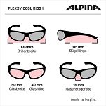 Alpina Okulary dziecięce JUNIOR FLEXXY COOL KIDS I - Black- cyan - 5
