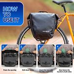 Sakwa rowerowa Rockbros AS-003-1BK black / 14L - 13