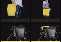 Sakwa rowerowa Rockbros AS-003-1BK black / 14L - 17