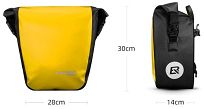 Sakwa rowerowa Rockbros AS-003-1BK black / 14L - 7