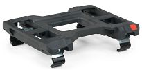 Tylny fotelik rowerowy Urban Iki Ta-ke na ramę black/black - key lock - 10