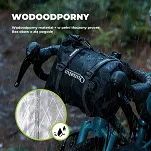 Ultralekki wodoodporny worek kompresyjny Qunature Bikepacking 6L lub 12L - white - 4