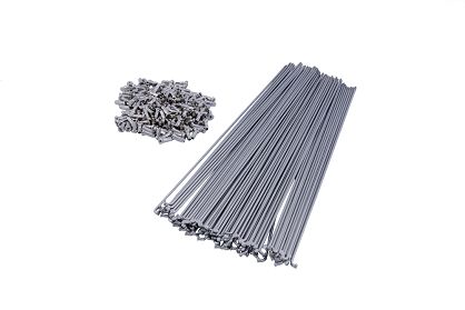 Szprychy CNSPOKE STD14 czarne lub srebrne (koło 24"), stal nierdzewna. Długosć od 222mm do 244mm
