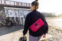 Torebka na kierownice Ortlieb Bike Packing Velo-Sling Flex 2,5 L - cyber pink - 10