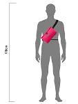 Torebka na kierownice Ortlieb Bike Packing Velo-Sling Flex 2,5 L - cyber pink - 6