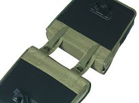 Troby boczne Basil GO - double bicycle bag / 32L / dark green - 7