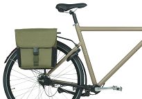 Troby boczne Basil GO - double bicycle bag / 32L / dark green - 3