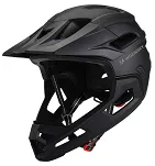Kask rowerowy fullface Wozinsky HT-009C z odpinanym daszkiem i sczęką - 57-62 cm - czarny - 2