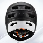 Kask rowerowy fullface Wozinsky HT-009C z odpinanym daszkiem i sczęką - 57-62 cm - czarny - 12