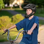 Kask rowerowy fullface Wozinsky z odpinanym daszkiem i sczęką - 57-62 cm - czarny - 15