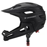 Kask rowerowy fullface Wozinsky z odpinanym daszkiem i sczęką - 57-62 cm - czarny - 6