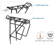 Bagażnik tylny Ibera IB-RA22 - kompatybilny z MIK, PakRak i G-2 - 2