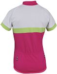 Dziecięca koszulka rowerowa Etape Bambino - różowy/turkusowy/biały - 2