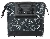 Torba miejska Basil Grand Shopper MIK Hooks - 23L - flower black - 5