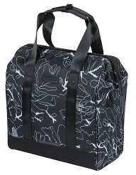 Torba miejska Basil Grand Shopper MIK Hooks - 23L - flower black