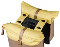 Torba miejska Basil Vive - Double Pannier Bag MIK - 28-35L - sand/yellow - 3