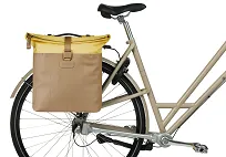 Torba miejska Basil Vive - Double Pannier Bag MIK - 28-35L - sand/yellow - 7
