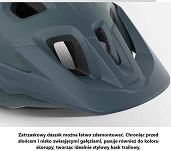 Kask rowerowy Met ECHO MIPS  -  Czarny Black matt - 8