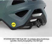 Kask rowerowy Met ECHO MIPS  -  Czarny Black matt - 5