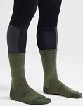 Ciepłe zimowe skarpetki z owczej wełny Rogelli Merino WOOL, 2-pack - Green/Taupe - 4