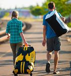 Torba podróżna, ekspedycyjna na kółkach i plecak w jednym - Ortlieb Duffle RS 140L - Sun-Yellow-Black - 14