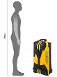 Torba podróżna, ekspedycyjna na kółkach i plecak w jednym - Ortlieb Duffle RS 140L - Sun-Yellow-Black - 11