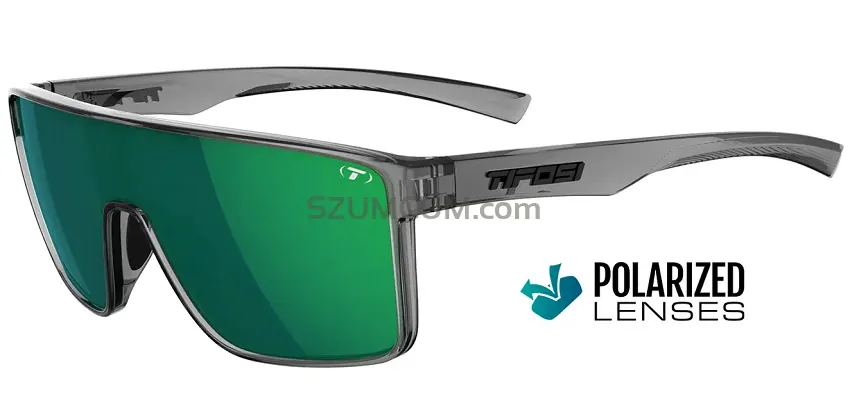 Okulary TIFOSI SANCTUM POLARIZED - crystal smoke (1 szkło Smoke Green Mirror POLARYZACJA 10.6%)