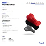 Spodnie kolarskie Rogelli Stryde - czarno-czerwone - 7