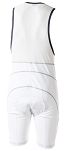 Spodenki rowerowe z szelkami Progress BS AIR BIB, - Białe-szary Roz. 2XL - 2