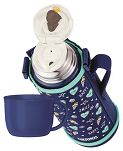 Termos dziecięcy Thermos Active z dwiema nakrętkami i futerałem 1L dziewczęcy - 3