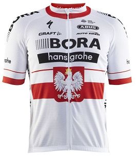 _ Koszulka rowerowa męska CRAFT Bora-hansgrohe Replica - mistrz polski roz. XS